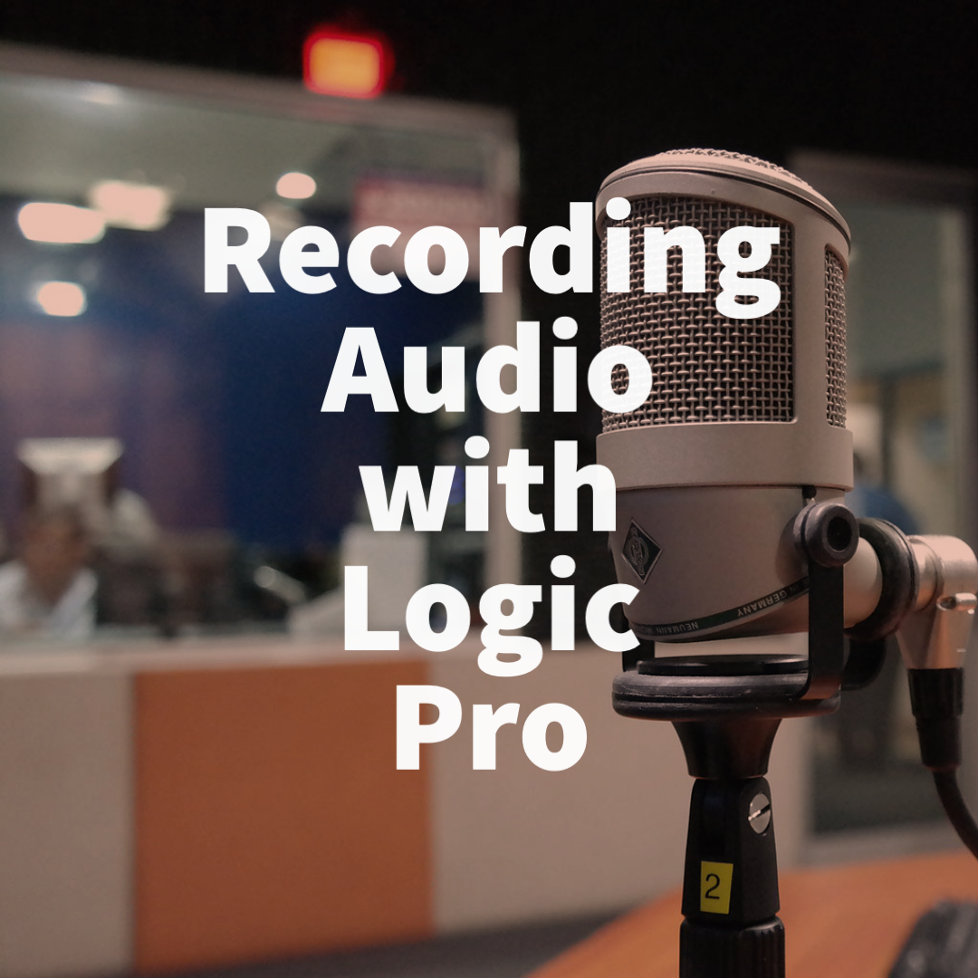 30 Recording Audio In Studio with Logic Pro